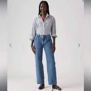 NWT Medium Wash Levis 501 90s Style Jeans 24 x 27